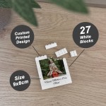 Personalised Mothers Day Gift with Customised Photo Block
