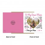 My Dear Mum Card, Personalised Photo Mum Card, Card For Mum