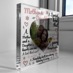 Personalised Mother And Daughter Gift Photo Plaque Mum Gift