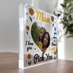 Personalised Mum Gift, Photo Plaque, Id Pick You, Mum Gifts