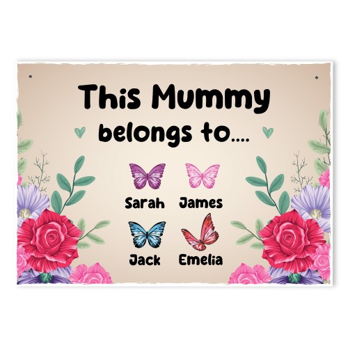 Mummy Gift For Mothers Day Gift For Birthday Mum Sign