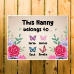 Nanny Gift For Mothers Day Gift For Birthday Nanny Sign