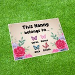 Nanny Gift For Mothers Day Gift For Birthday Nanny Sign