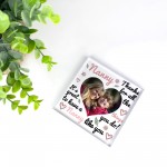 Personalised Nanny Gift, Photo Plaque, Thank You Gift For Nanny