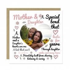 Mother And Daughter Card For Mothers Day Mum Card Daughter Card