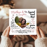 Mother And Daughter Card For Mothers Day Mum Card Daughter Card