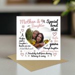 Mother And Daughter Card For Mothers Day Mum Card Daughter Card
