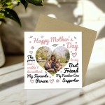Personalised Mothers Day Card, Card With Photo, Best Friend Card