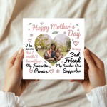 Personalised Mothers Day Card, Card With Photo, Best Friend Card
