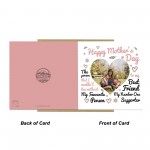 Personalised Mothers Day Card, Card With Photo, Best Friend Card