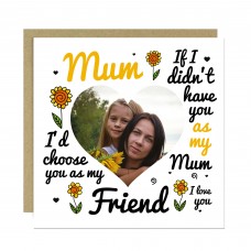 Mum Card Personalised Mum Card Photo Card For Best Friend Card