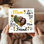 Mum Card Personalised Mum Card Photo Card For Best Friend Card