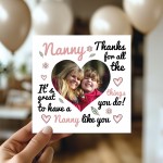 Thank You Card For Nanny Personalised Card From Grandaughter