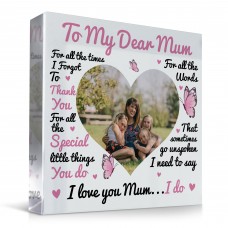Personalised Mum Photo Plaque, To My Dear Mum Gift, Mum Gifts