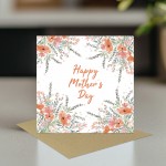 Mothers Day Cards for Mum Pastel Mother's Day Card Floral