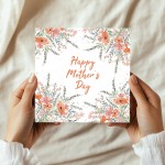 Mothers Day Cards for Mum Pastel Mother's Day Card Floral