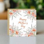Mothers Day Cards for Mum Pastel Mother's Day Card Floral