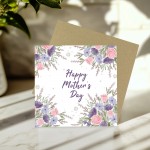Cards for Mum Pastel Mother's Day Card Happy Mothers Day Flower
