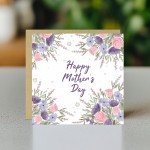 Cards for Mum Pastel Mother's Day Card Happy Mothers Day Flower