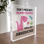 Funny Mum Gift For Mothers Day Plaque Joke Mum Gift