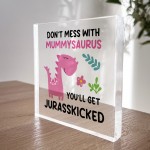 Funny Mum Gift For Mothers Day Plaque Joke Mum Gift