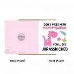 Funny Mothers Day Card for Mummy Mummysaurus Birthday Card