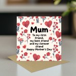 Mothers Day Card For Best Friend Card Mum Card With Envelope