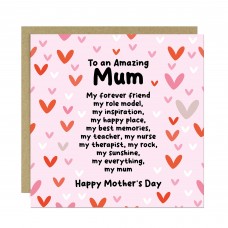 Mothers Day Card For Mum From Daughter Or Son My Forever Friend 