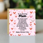 Mothers Day Card For Mum From Daughter Or Son My Forever Friend 