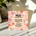 Card For Mum, Thank You Card For Mum, Mothers Day Card