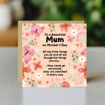 Card For Mum, Thank You Card For Mum, Mothers Day Card