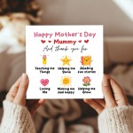 Happy Mothers Day Mummy Card, Thank You Card For Mum, Mummy Card