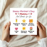 Happy Mothers Day Mummy Card, Thank You Card For Mum, Mummy Card