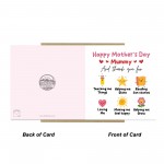 Happy Mothers Day Mummy Card, Thank You Card For Mum, Mummy Card