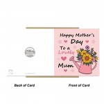 Happy Mothers Day To A Lovely Mum Floral Watering Can Mum Card