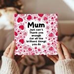 Mum Card For Birthday, Mothers Day Card With Envelope