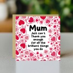 Mum Card For Birthday, Mothers Day Card With Envelope