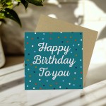 Happy Birthday To You Cards For Women With Envelope Polka Dot
