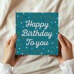 Happy Birthday To You Cards For Women With Envelope Polka Dot