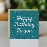 Happy Birthday To You Cards For Women With Envelope Polka Dot