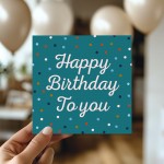 Happy Birthday To You Cards For Women With Envelope Polka Dot