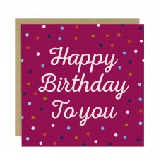 Happy Birthday Cards For Her With Envelope Polka Dot Card