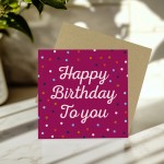 Happy Birthday Cards For Her With Envelope Polka Dot Card