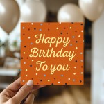 Birthday Cards For Her With Envelope Polka Dot Happy Birthday