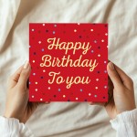 Birthday Card For Women Men With Envelope Happy Birthday Card