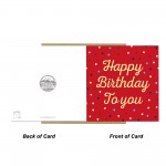 Birthday Card For Women Men With Envelope Happy Birthday Card