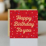 Birthday Card For Women Men With Envelope Happy Birthday Card