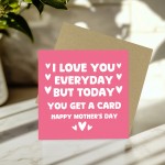 FUNNY Mum Card With Envelope Mothers Day Card For Mum