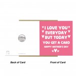 FUNNY Mum Card With Envelope Mothers Day Card For Mum