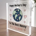 Happy Mothers Day Gift For Nanny Plaque Nanny Gifts